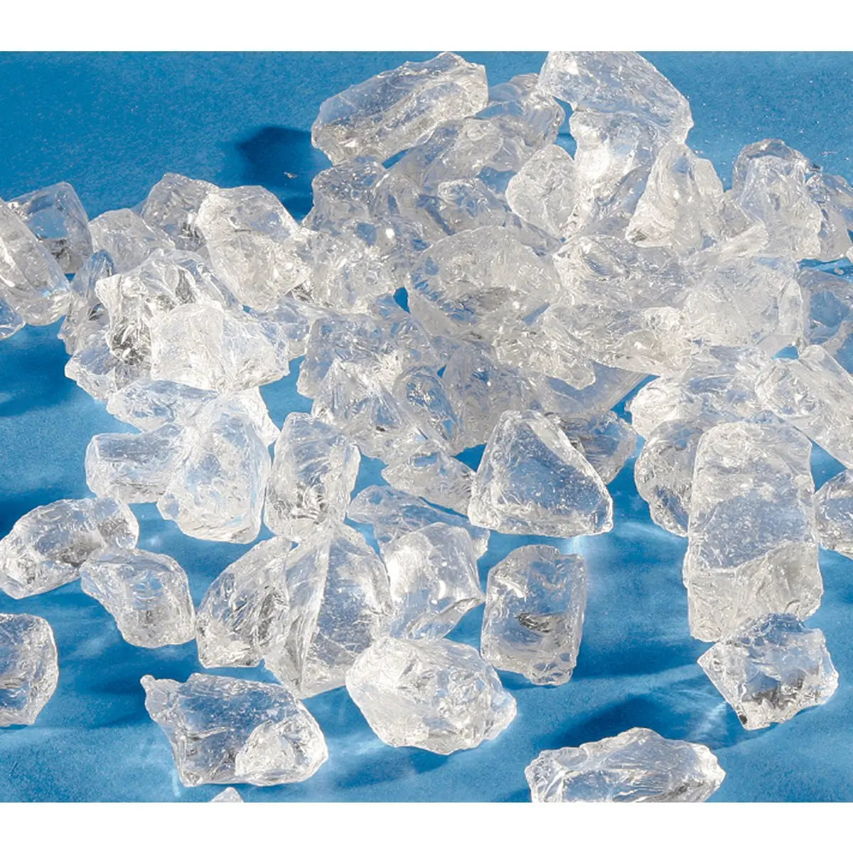 Pierres décoratives en verre granulé (4-10 mm), 1 kg, transparentes, imperméables, sans poussière EDZARD-SHOP.com