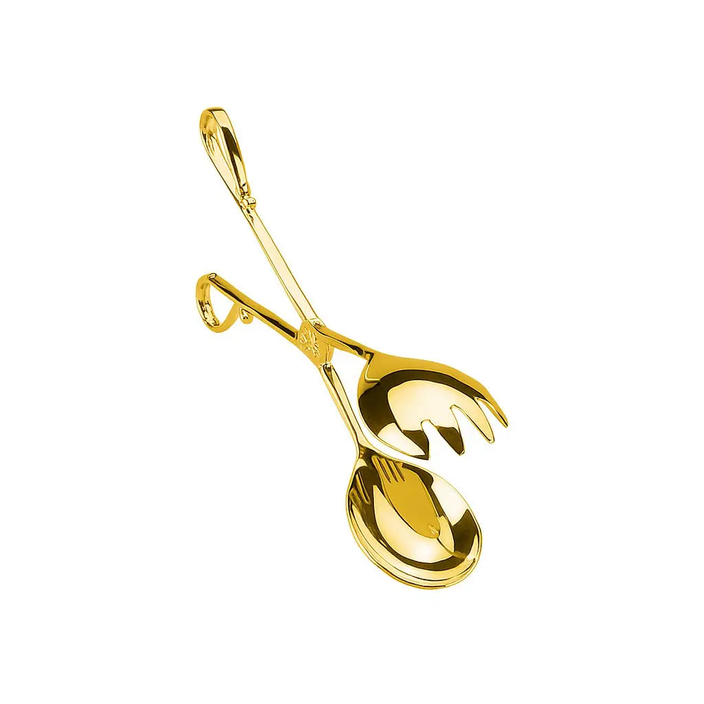 Pince à salade dorée 26cm AULICA