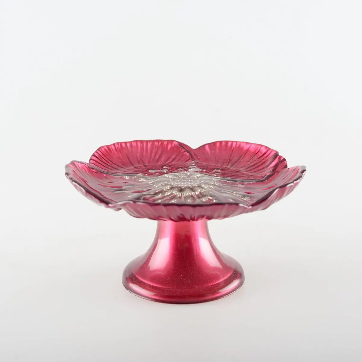 Plat à gâteaux fuchsia AULICA