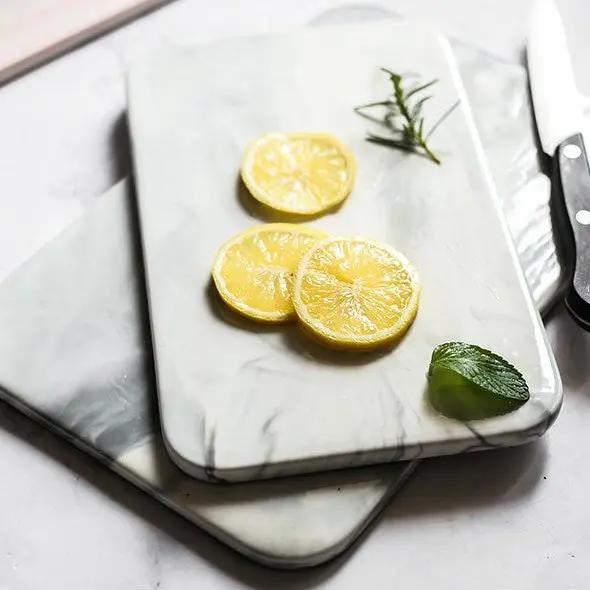 Plateau Céramique Marbré Nordique–Assiette Porcelaine Sous-Glaçure 10-12 Pouces Rose/Blanc Dropshipman