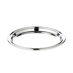 Plateau à pipe (Ø 17 cm), rond, élégamment argenté EDZARD-SHOP.com