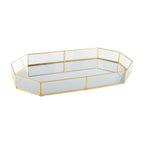 Plateau doré 42.5x23cm AULICA