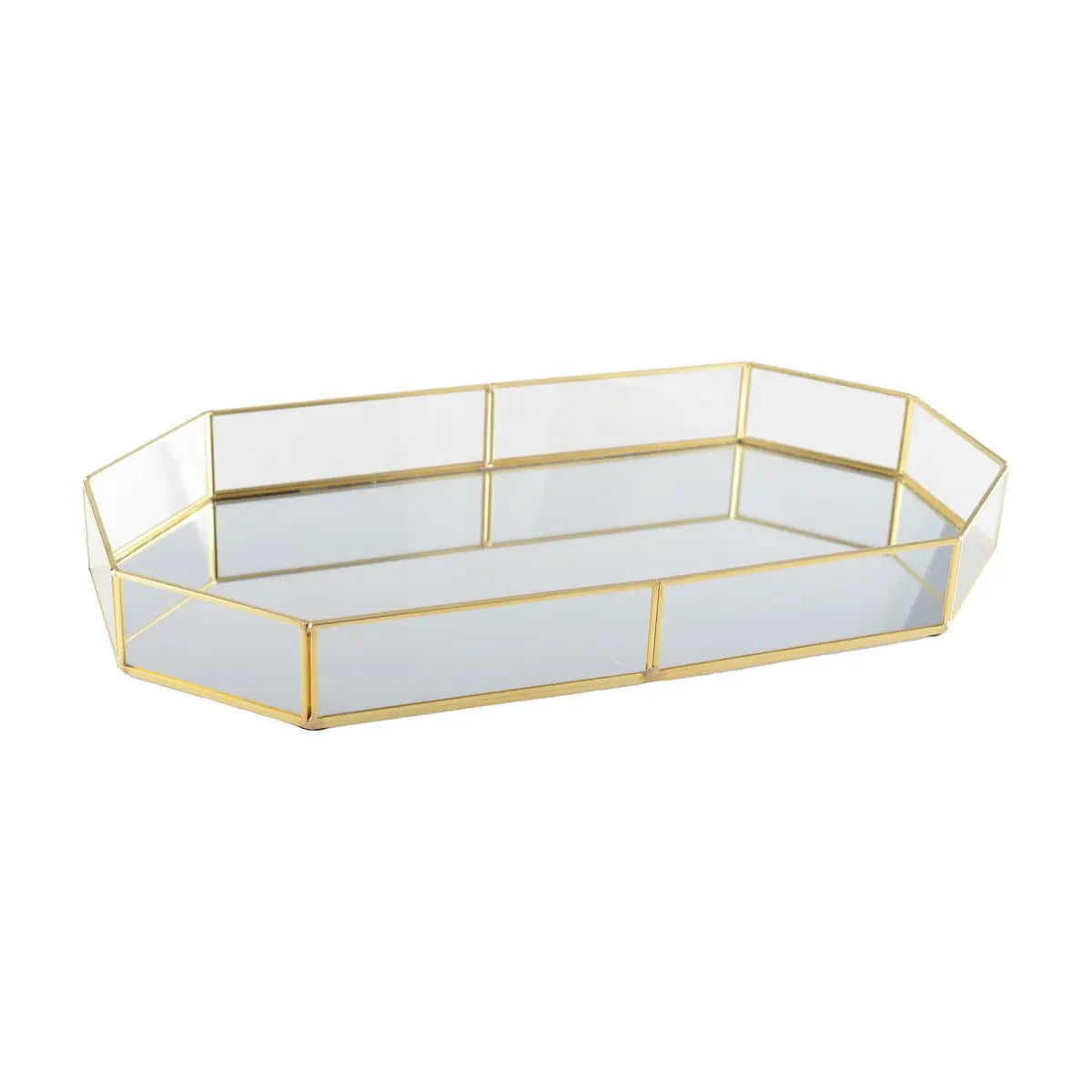 Plateau doré 42.5x23cm AULICA