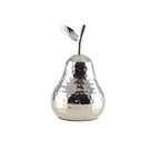 Poire décorative en argent 10.5x10.5x19cm AULICA