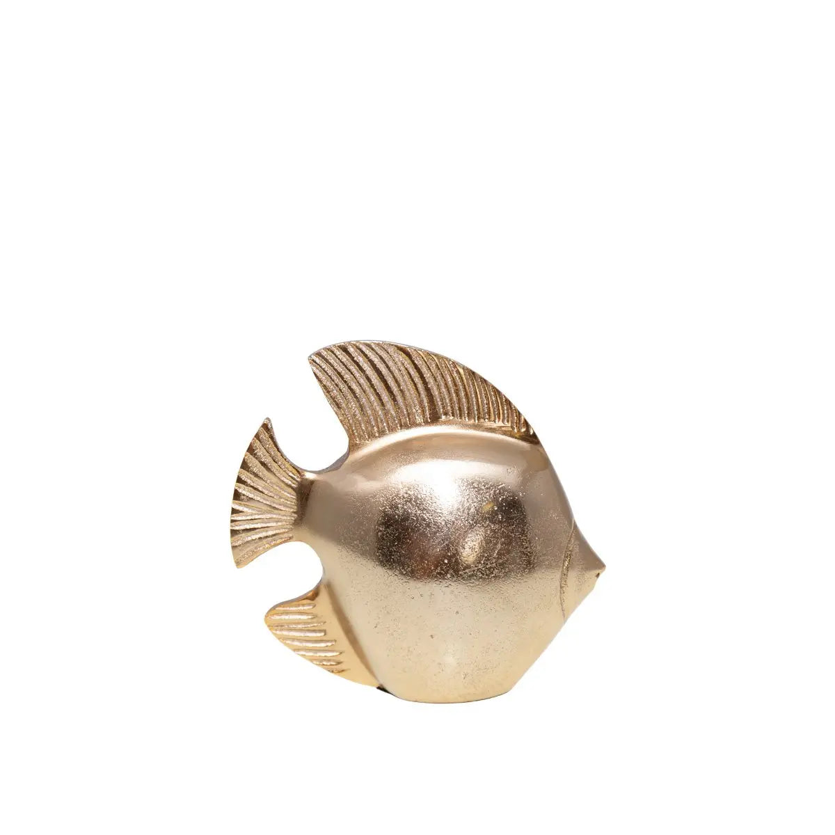 Poisson décoratif doré H19.5cm AULICA