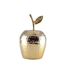 Pomme décorative dorée 12.5x12.5x19cm AULICA