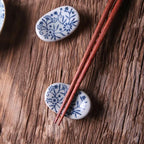 Porte-Baguettes Céramique Croissant Japonais – Repose-Baguettes Support Couverts Table Dropshipman