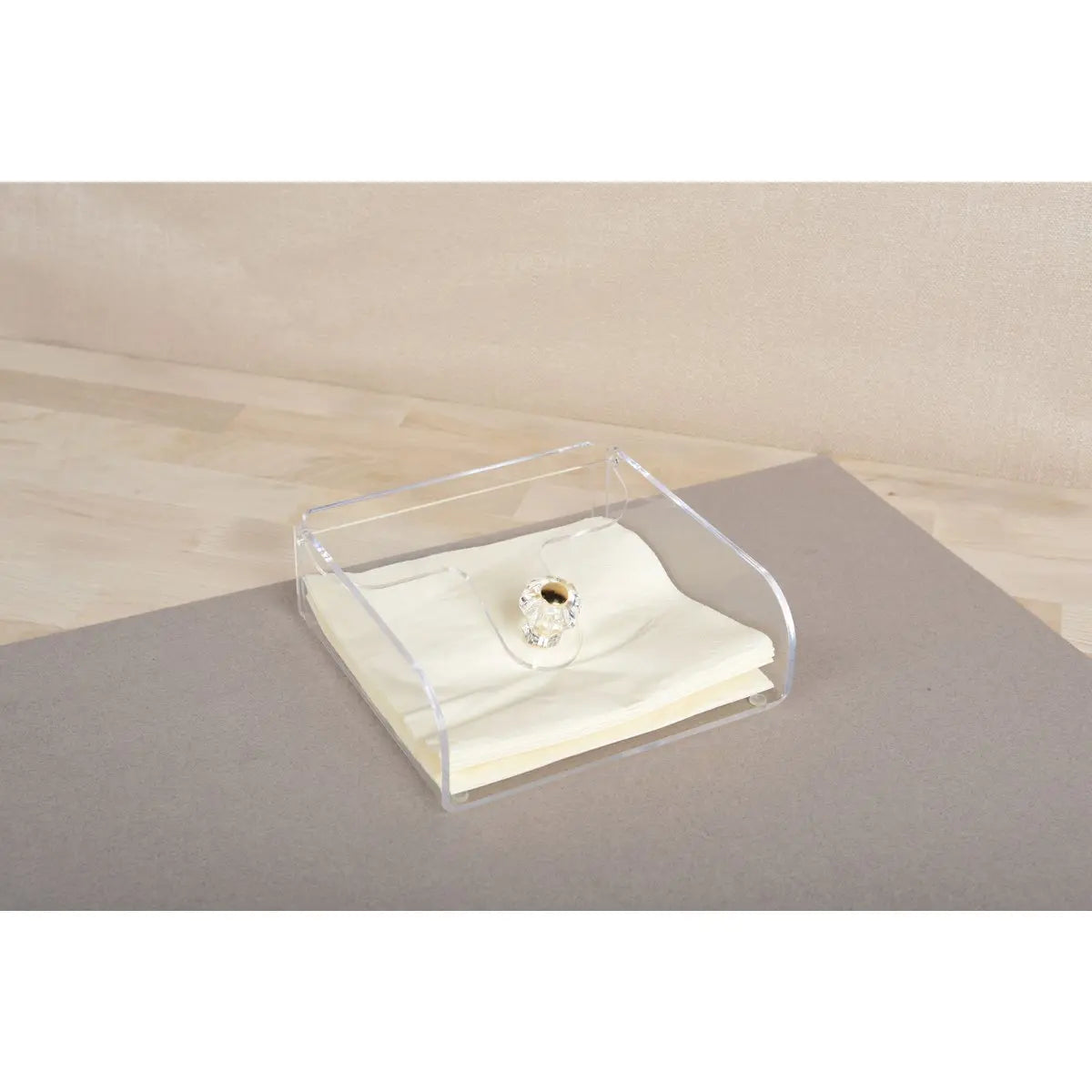 Porte-serviettes en acrylique 18x17.8x6.2cm AULICA