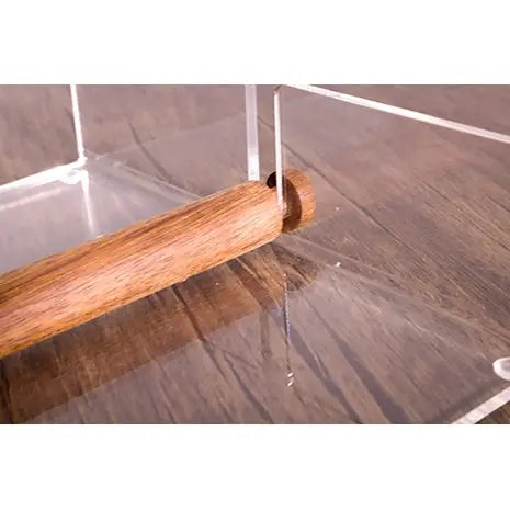 Porte-serviettes en acrylique et bois AULICA