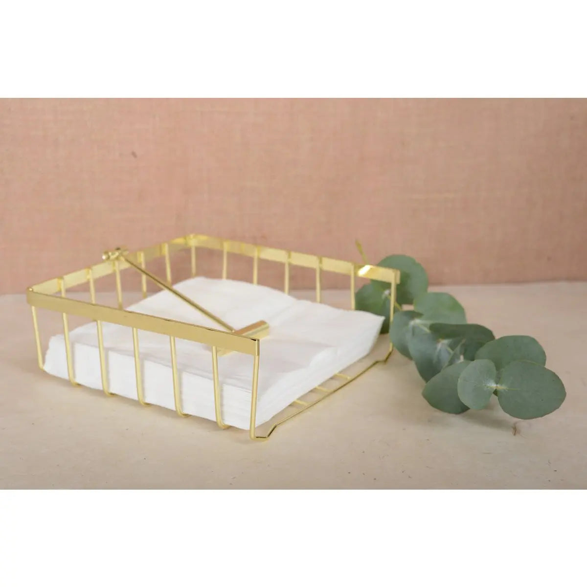 Porte-serviettes fil doré AULICA