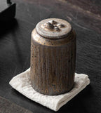 Pot Thé Hermétique Guanshan Doré – Bocal Céramique Stockage Pu'er Dropshipman