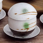 Pot Vapeur Céramique Japonais Premium – Coquetier Œufs Vapeur Restaurant Motifs Floraux Dropshipman