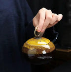 Pot à thé céramique portable voyage – Boîte thé réveil glaçure Dropshipman