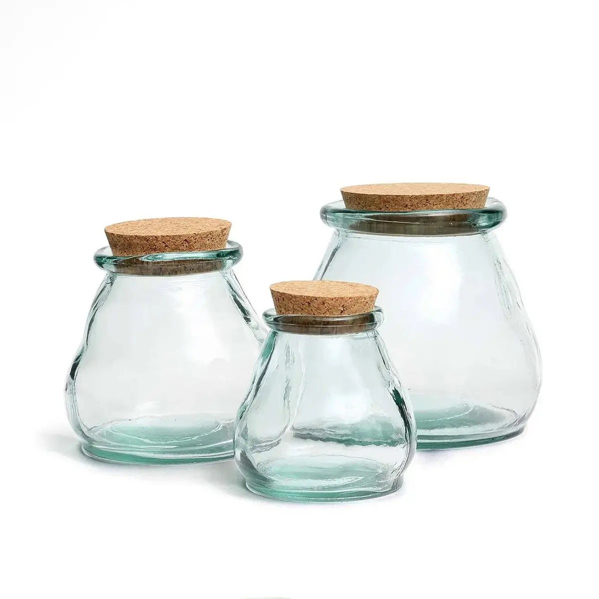 Pot en Verre The Belly - Bleu - M Bazar Bizar Living