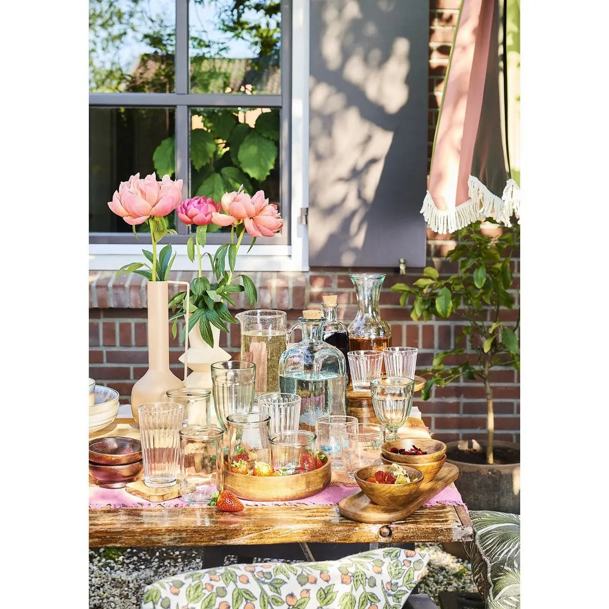 Présentoir à gâteaux Tallo Marron clair Mica Decorations