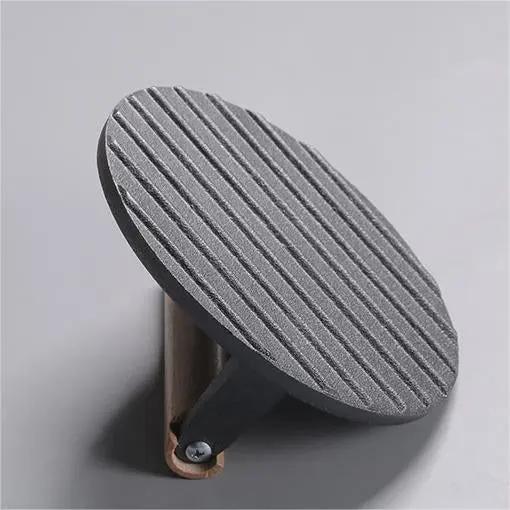 Presse viande fonte steak barbecue – Plaque pressage rond ustensile BBQ professionnel Dropshipman