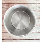 Refroidisseur de bouteilles EDZARD Nebraska, acier inoxydable martelé, poli, double paroi, hauteur 20 cm, ø 12 cm EDZARD-SHOP.com