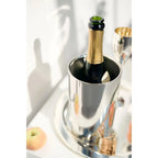 Refroidisseur de bouteilles EDZARD Nebraska, double paroi, acier inoxydable poli, hauteur 20 cm, diamètre 12 cm EDZARD-SHOP.com