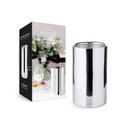 Refroidisseur de bouteilles EDZARD Nebraska, double paroi, acier inoxydable poli, hauteur 20 cm, diamètre 12 cm EDZARD-SHOP.com
