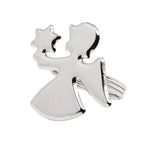 Ronds de serviette EDZARD anges, lot de 4, plaqué argent, résistant au ternissement EDZARD-SHOP.com