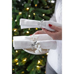 Ronds de serviette EDZARD anges, lot de 4, plaqué argent, résistant au ternissement EDZARD-SHOP.com