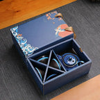 Service à thé Kung Fu rotatif en céramique – Ensemble complet avec tasses élégantes Dropshipman