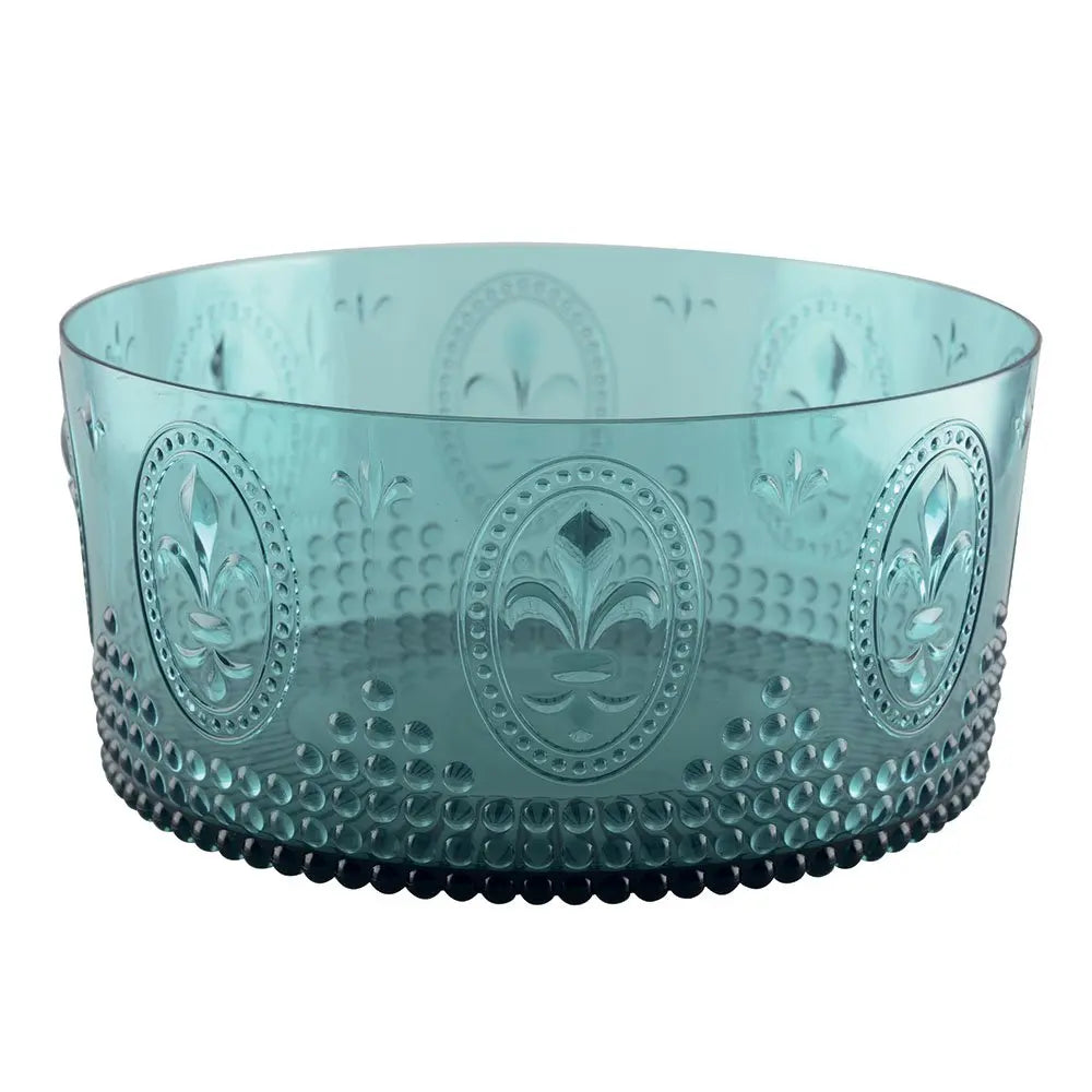Saladier 26cm turquoise acrylique AULICA