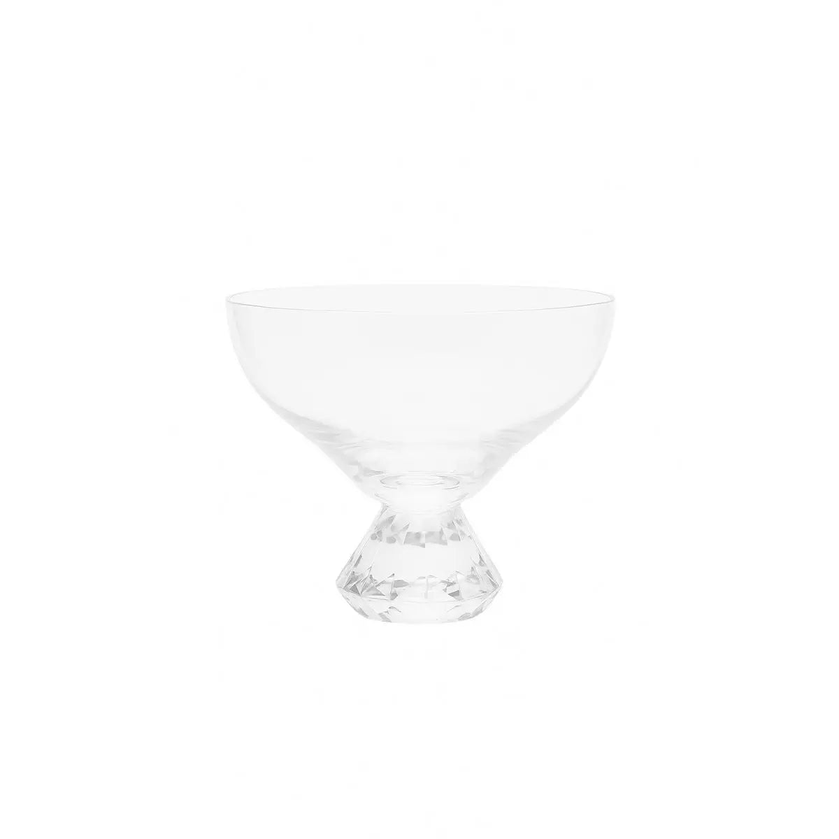 Saladier avec pied en diamant 22.5x22.5x16.5cm AULICA