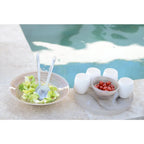 Saladier en verre Sahara 30x30x7.5cm AULICA