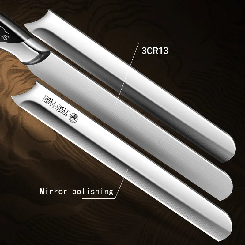 High-grade stainless steel roast duck knife Multi-functional carving knife, kitchen chef cooking barbecue knife watermelon knife Dropshipman