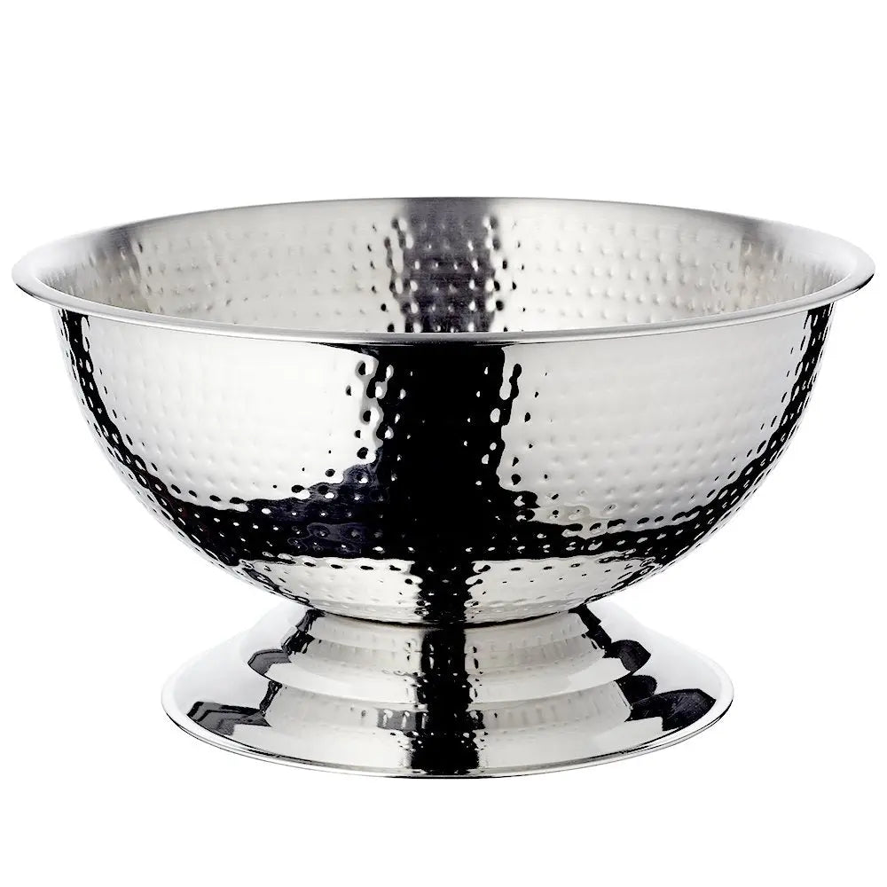 Seau à champagne EDZARD Cara, acier inoxydable, poli, martelé, diamètre 40 cm, hauteur 21 cm EDZARD-SHOP.com