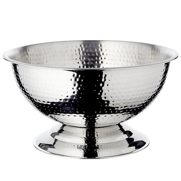 Seau à champagne EDZARD Cara, acier inoxydable, poli, martelé, diamètre 40 cm, hauteur 21 cm EDZARD-SHOP.com