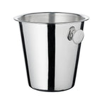 Seau à champagne EDZARD Joey avec poignées, acier inoxydable poli brillant, hauteur 23 cm, diamètre 21 cm EDZARD-SHOP.com