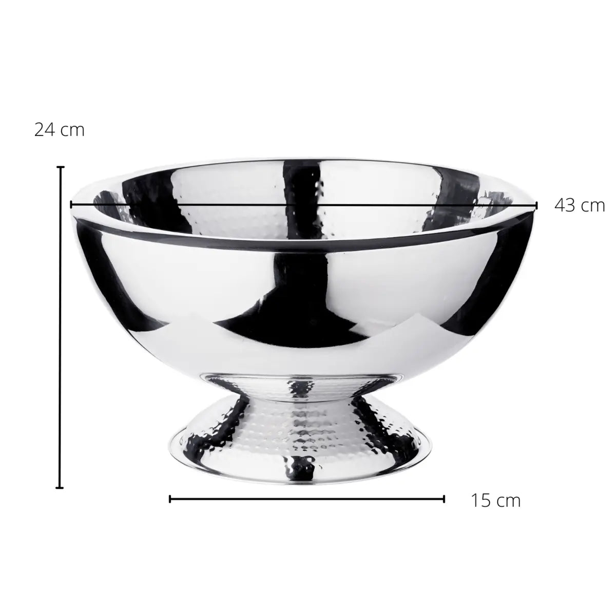 Seau à champagne EDZARD Toni intérieur et pied Ø 43 cm EDZARD-SHOP.com