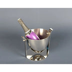 Seau à champagne argent 26.5x20x21cm AULICA