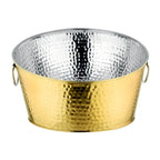 Seau à champagne doré martelé 38cm AULICA