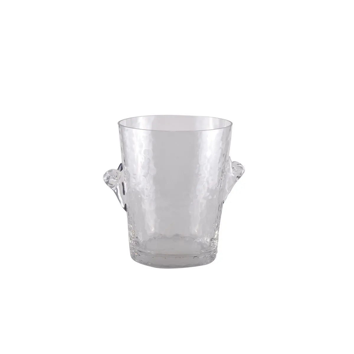 Seau à champagne verre martelé fumé AULICA