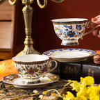 Service Café Français Premium – Tasse Rétro Exquise Céramique Dropshipman