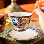 Service Café Français Premium – Tasse Rétro Exquise Céramique Dropshipman