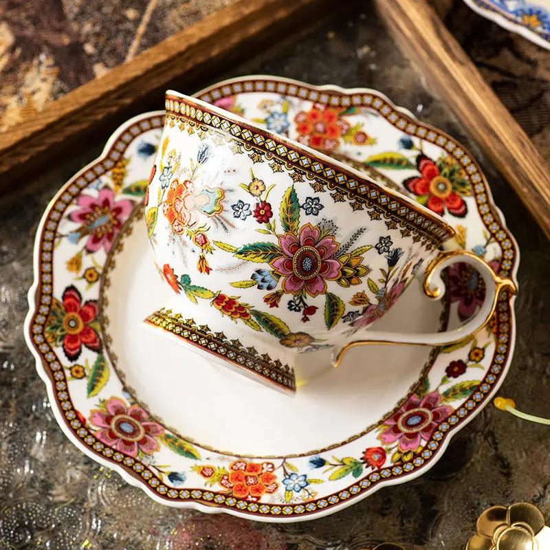 Service Café Français Premium – Tasse Rétro Exquise Céramique Dropshipman