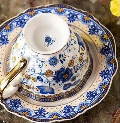 Service Café Français Premium – Tasse Rétro Exquise Céramique Dropshipman