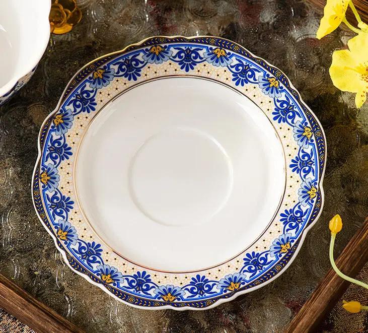 Service Café Français Premium – Tasse Rétro Exquise Céramique Dropshipman