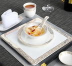 Service Vaisselle Palace Hôtel – Dressage Table Céramique Assiettes Ensemble Dropshipman