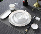 Service Vaisselle Palace Hôtel – Dressage Table Céramique Assiettes Ensemble Dropshipman