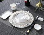Service Vaisselle Palace Hôtel – Dressage Table Céramique Assiettes Ensemble Dropshipman