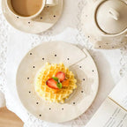 Service café coréen artisanal – Coffret céramique fait main fleurs cerisier Dropshipman