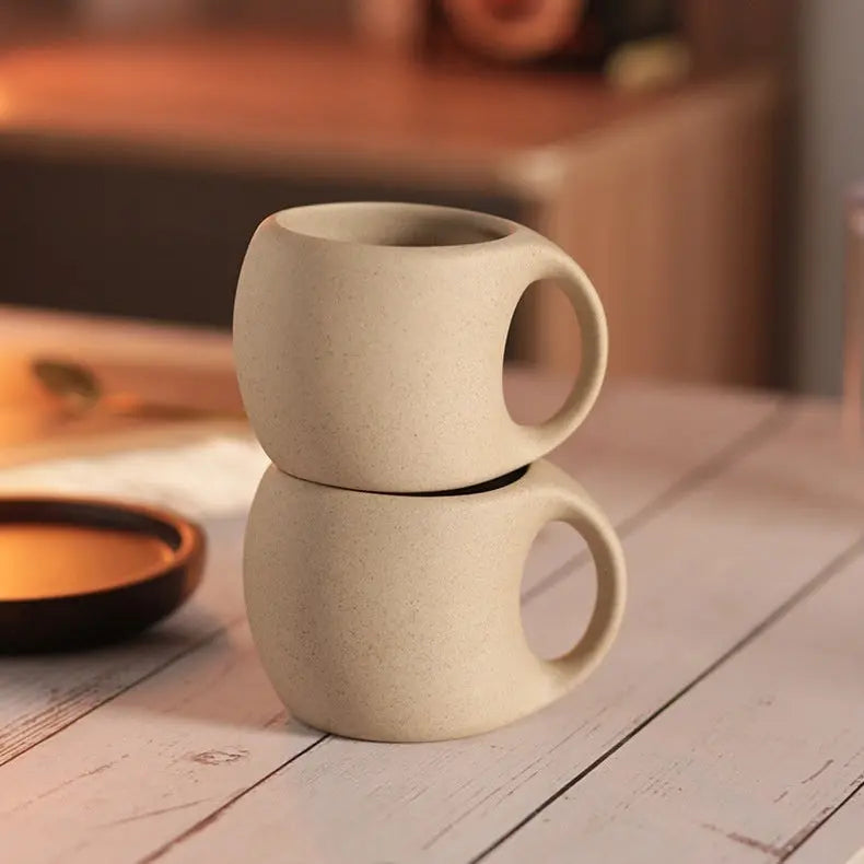 Service café japonais rétro créatif – Set tasse cuillère luxe vintage 250ml Dropshipman