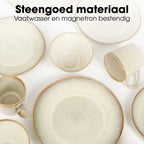 Service de table Racco Beige Mica Decorations