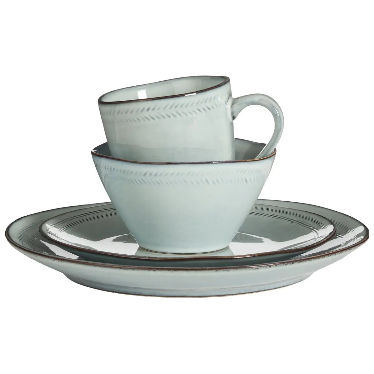 Service de vaisselle Racco Gris Mica Decorations