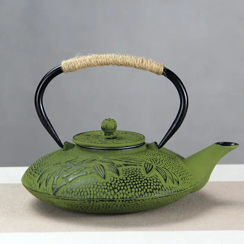 Service thé fonte émaillée – Set théière traditionnelle japonaise artisanale Dropshipman